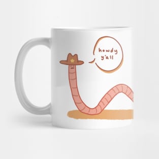 Howdy Worm Mug